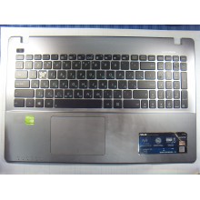 Верхняя часть корпуса с клавиатурой и тачпадом для ноутбука Asus X550C