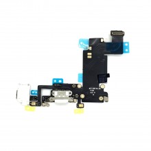 Шлейф 821-00126-08 с разъёмом зарядки, микрофоном, гарнитуры и антенной для Apple iPhone 6S Plus, белый